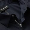 پیراهن پُپلین مردانه با پلاکت لوگوی امپوریو آرمانی